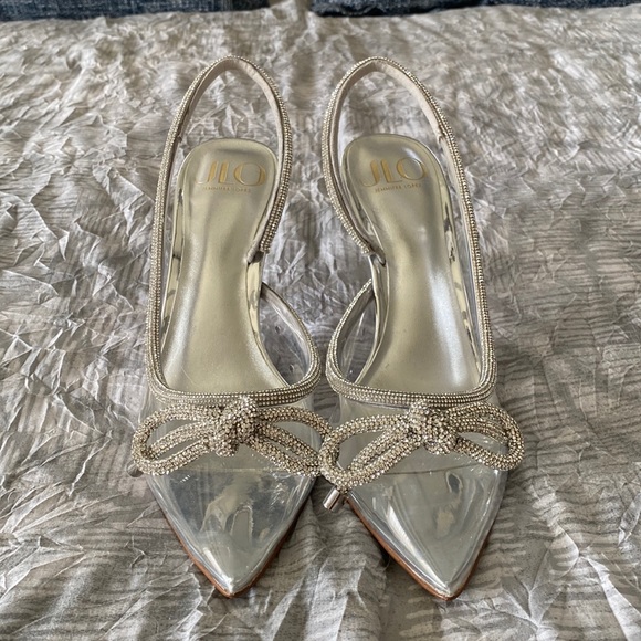 Jennifer Lopez Shoes - Cinderella style glass slipper JLO show stopper